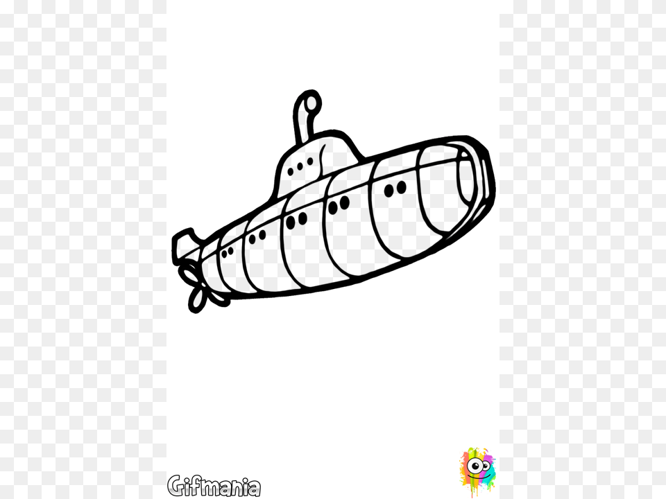 Drawing Submarine 24 Submarinos Blanco Y Negro, Silhouette, Water, Animal, Fish Png