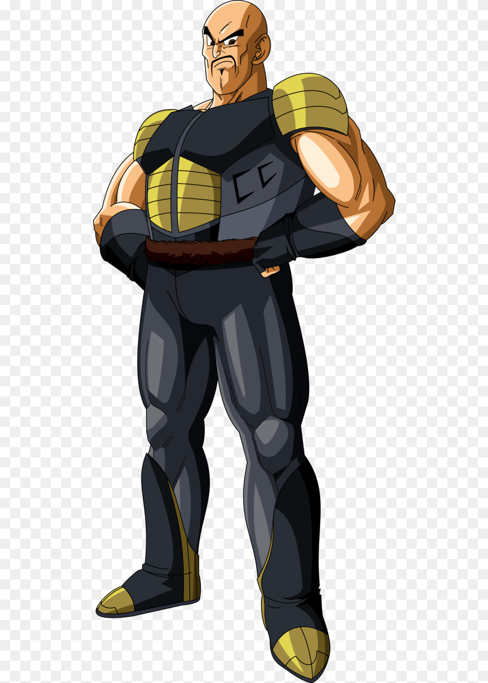 Drawing The Scouter Was A Bit Tricky For Me Neo Ginyu Force Nappa, Adult, Male, Man, Person Free Png
