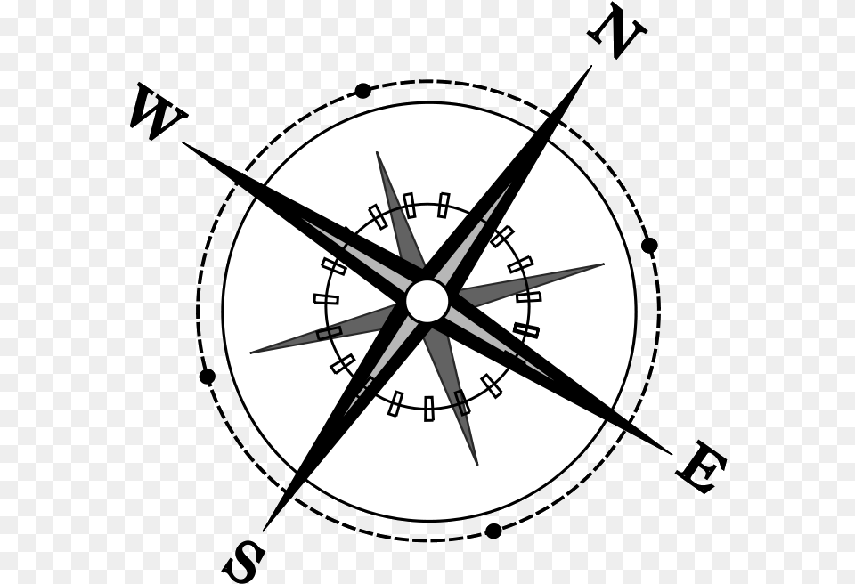 Drawing Transparent Compass Direction In German Language, Animal, Invertebrate, Spider Png Image