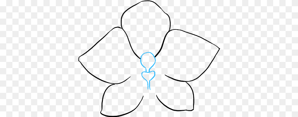 Drawing Transparent Orchid, Light, Heart Free Png Download