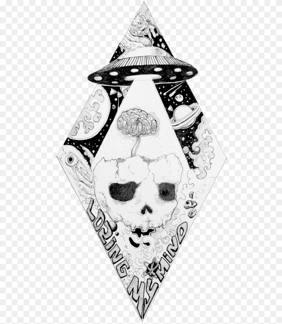 Drawing Trippy Mind Losing My Mind Tattoo, Woman, Wedding, Person, Female Free Png