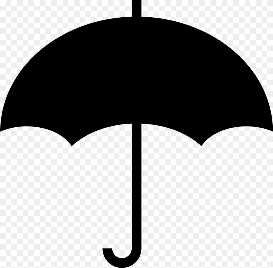Drawing Umbrella Black Keep Away From Water Symbol, Gray Png