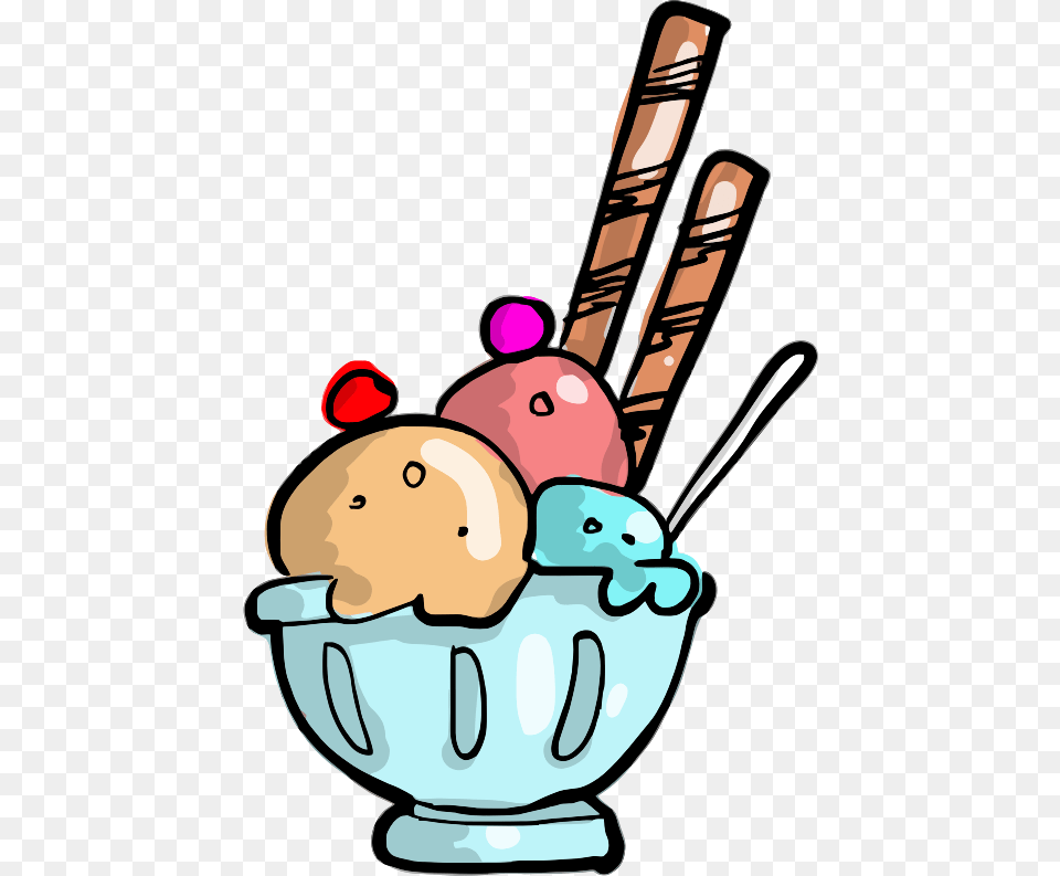 Drawing Video Cartoon Public Domain Ice Cream Drawing, Dessert, Ice Cream, Food, Person Free Png Download