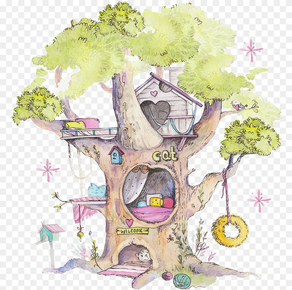 Drawing Watercolors Fairy Drawing Of A Fairy House, Art, Person, Graphics, Painting Png