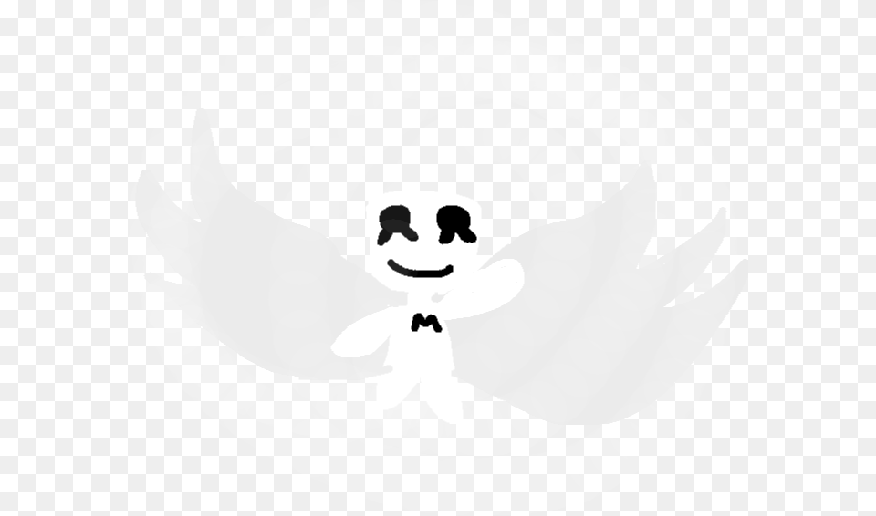 Drawing Wave Marshmello Illustration Marshmello Drawing Dress, Stencil, Face, Head, Person Free Transparent Png