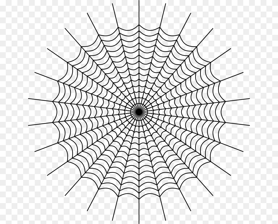 Drawing Web Spider Silk Charlottes Web Spider Web, Gray Free Png Download