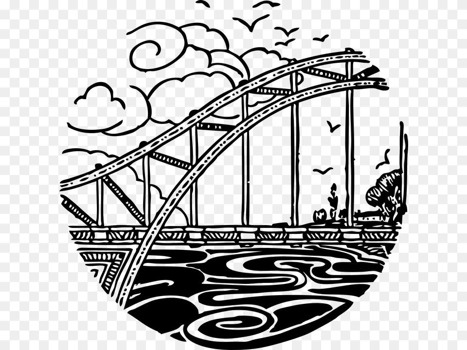Drawing White Clipart River Clip Art, Gray Png Image