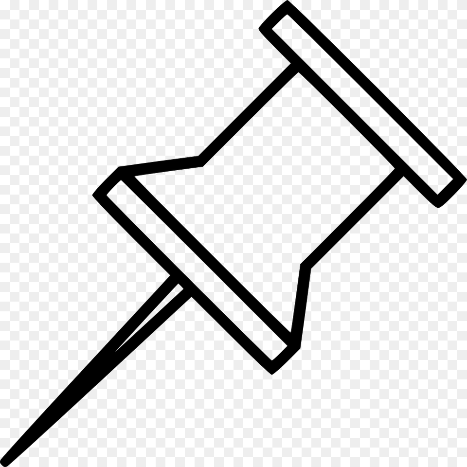 Drawingpin Marker Pin Pointer Thumbtack Comments Beaker Icon, Bow, Weapon Png