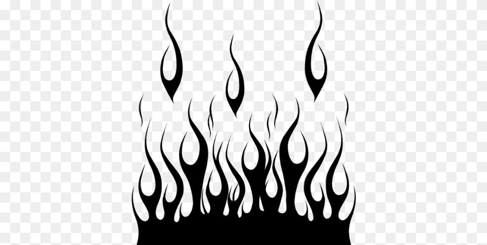Drawings Of Flames, Gray Png Image