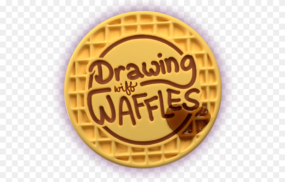 Drawingwiffwaffles Calligraphy, Plate, Logo, Gold, Food Free Png