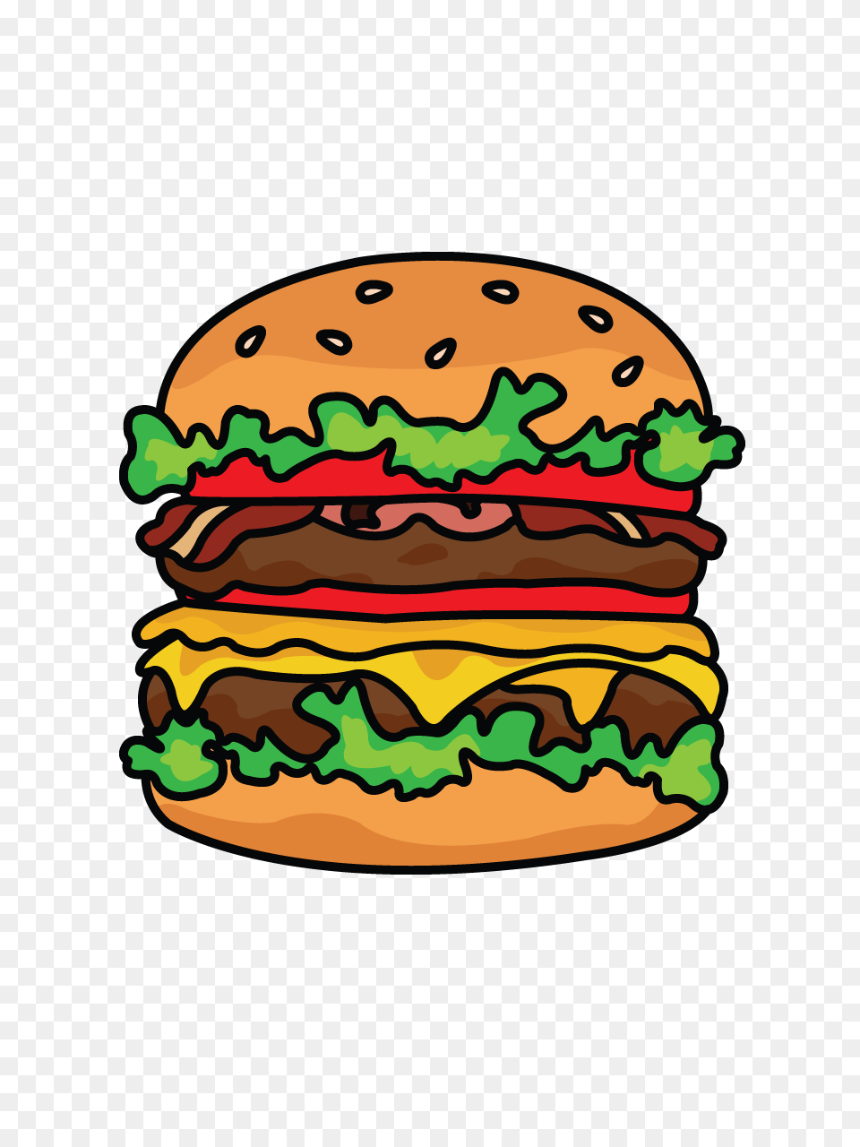 Drawissimo Kids How To Draw, Burger, Food Free Png