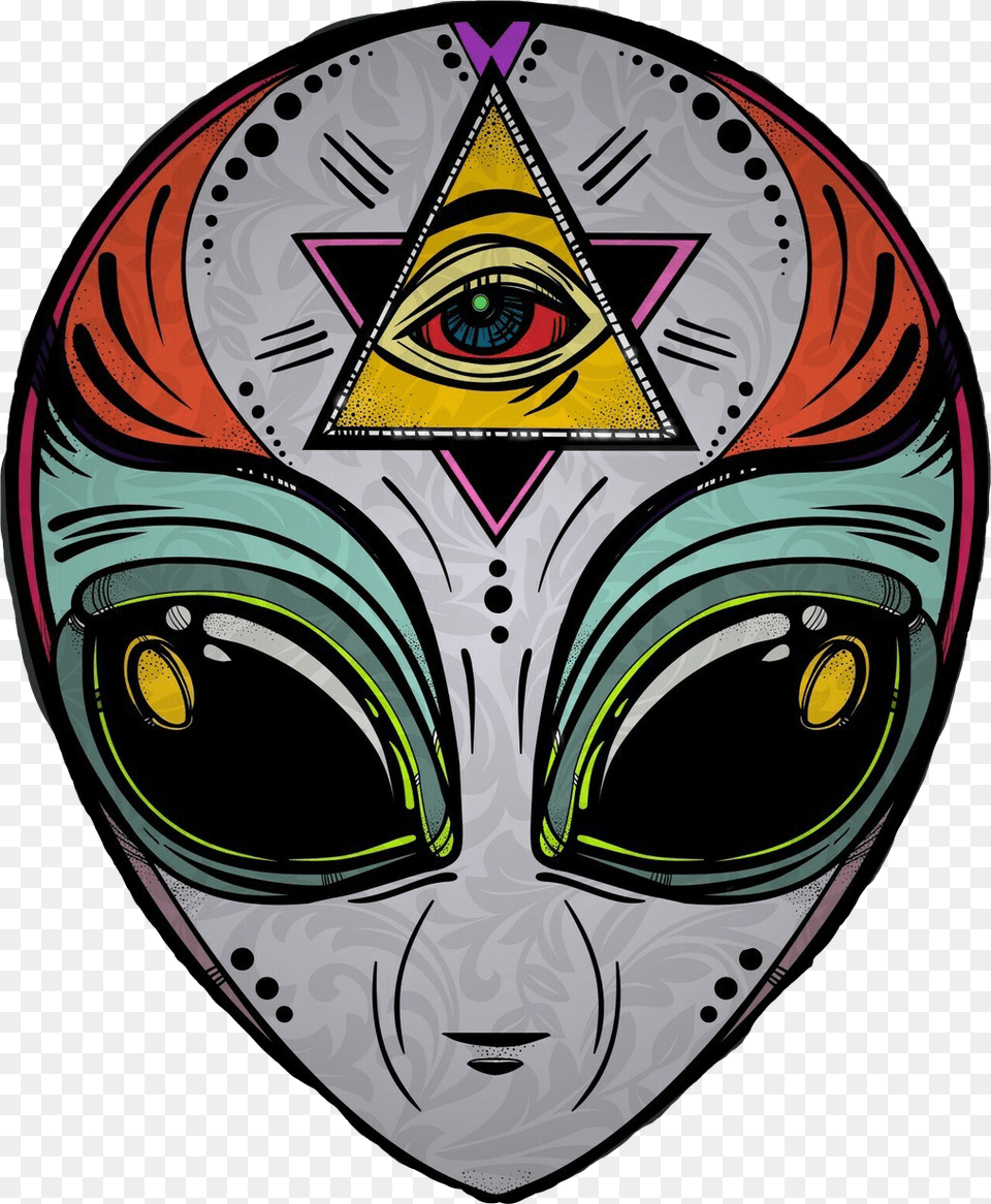 Drawn Alien Illuminati Illuminati Drawing, Mask, Disk Free Png