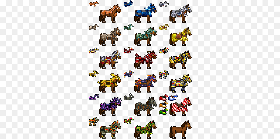 Drawn Armor Terraria Terraria Monsters, Toy, Animal, Horse, Mammal Png Image