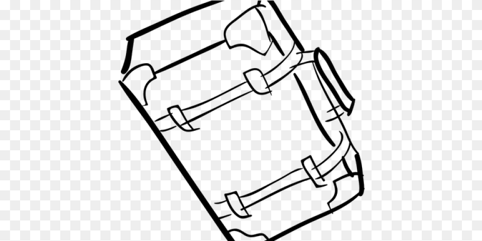 Drawn Bag Dorito Travel Bag Drawing, Gray Free Png Download