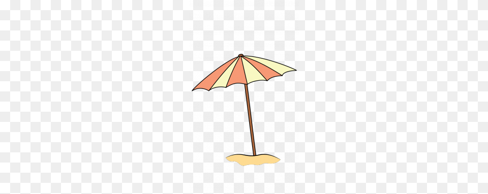 Drawn Beach Beach Umbrella, Canopy, Architecture, Building, House Free Png Download