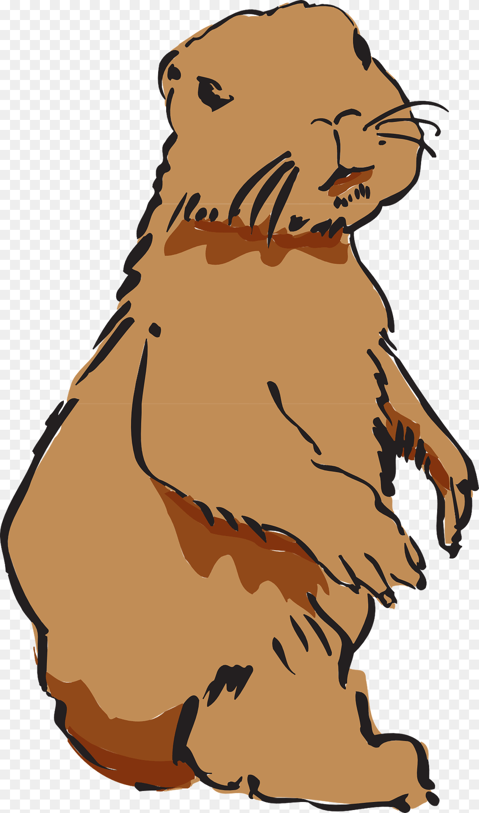 Drawn Beaver Clipart, Animal, Mammal, Person, Wildlife Free Png Download
