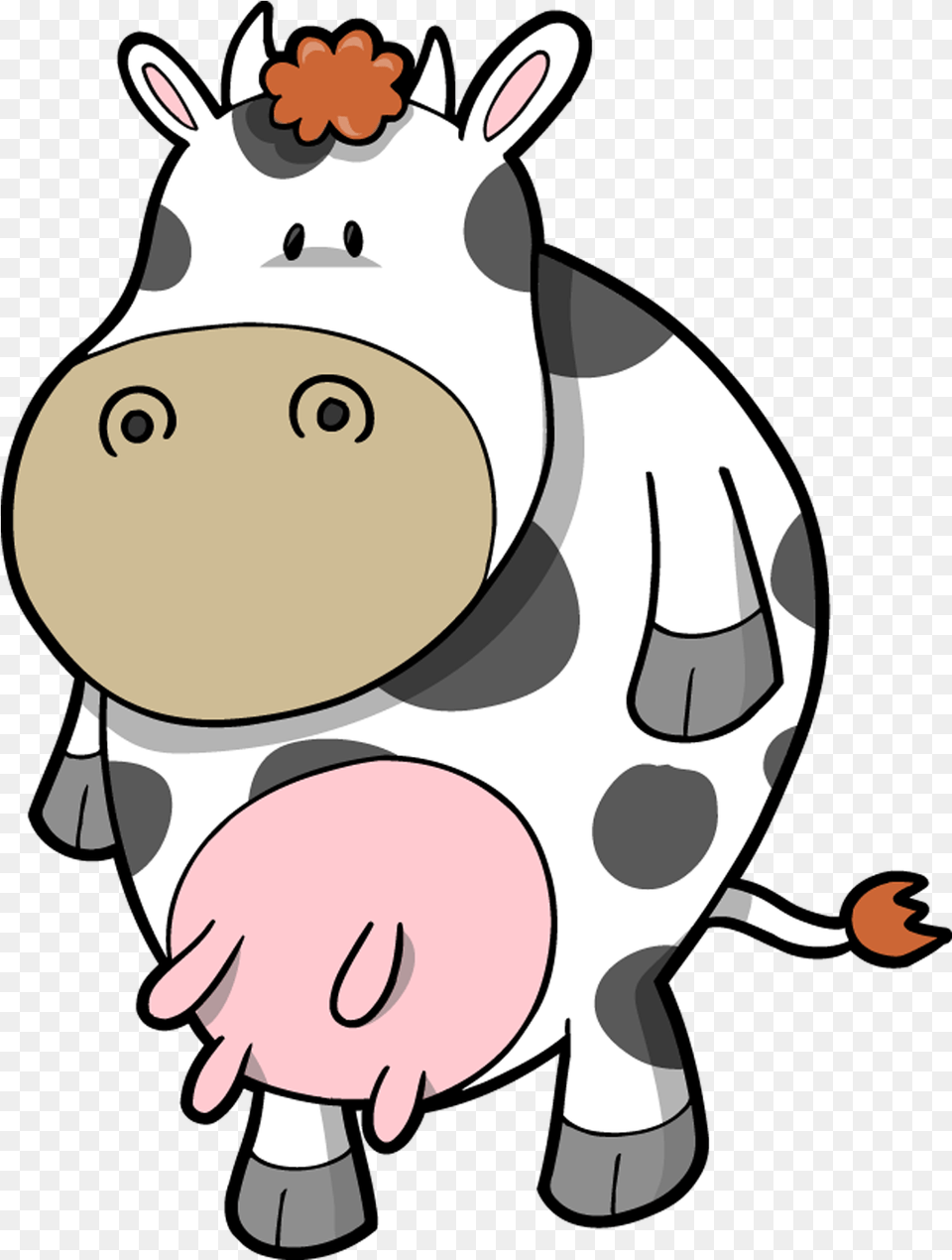 Drawn Beef Cartoon Cow Milk Cow, Animal, Baby, Mammal, Person Png