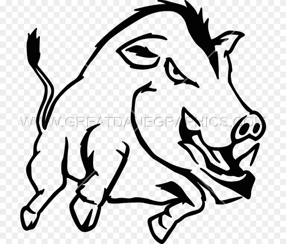 Drawn Boar Translucent Arkansas Razorbacks, Person, Art, Animal, Mammal Free Png