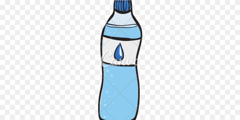 Drawn Bottle Bottled Water Bottle Water Draw, Water Bottle, Beverage, Mineral Water, Adult Free Png