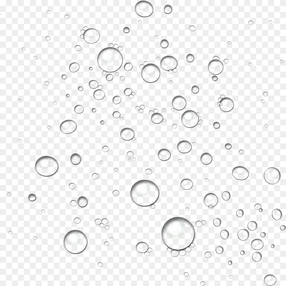 Drawn Bubble Water Effect Water Droplets Vector, Nature, Night, Outdoors, Astronomy Free Png Download