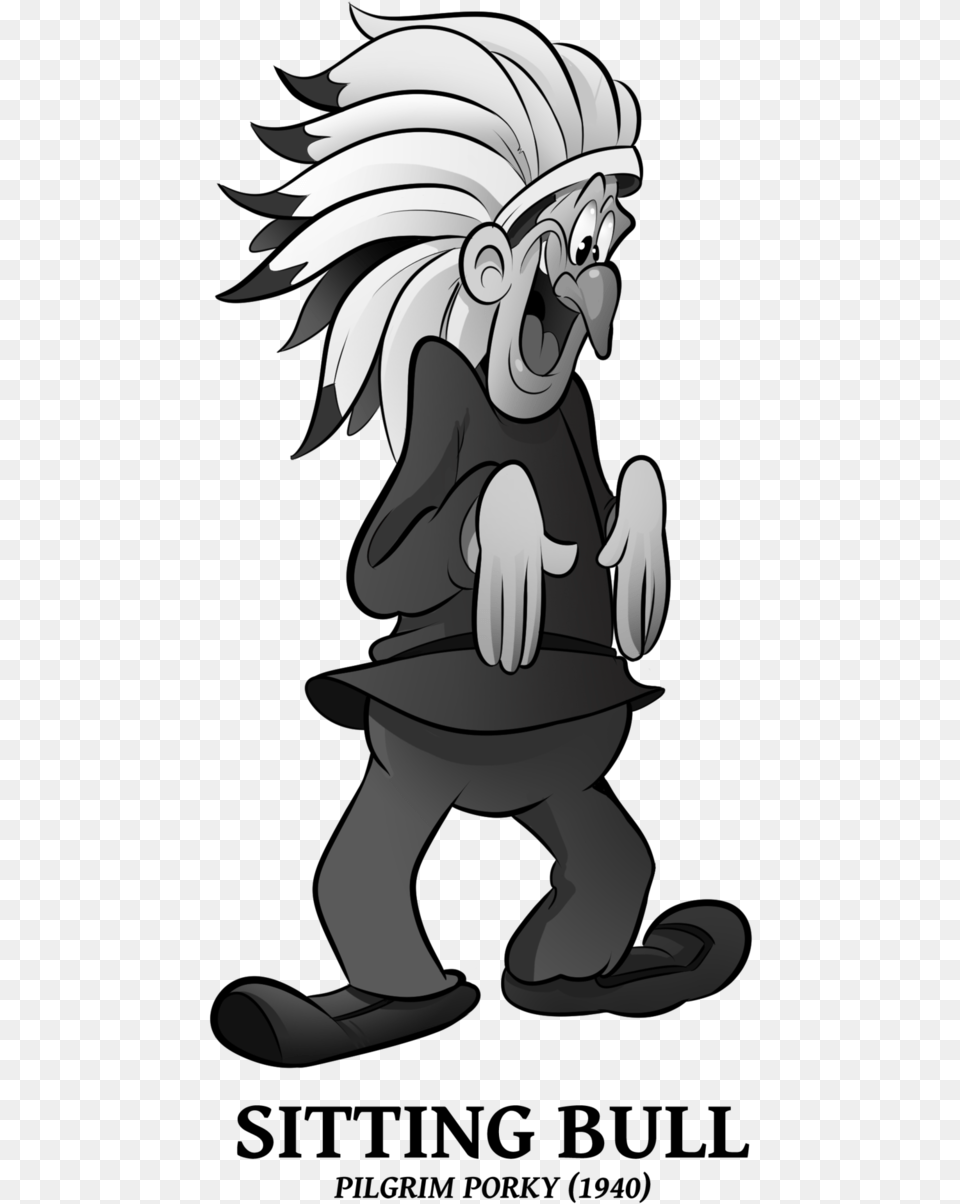 Drawn Bulls Looney Tunes Sitting Bull Animation, Book, Comics, Publication, Baby Png Image