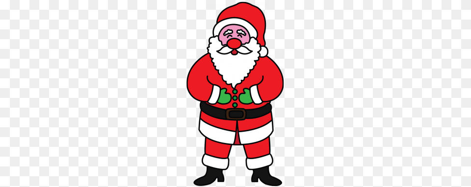 Drawn Christmas Santa, Performer, Person, Clown, Baby Png