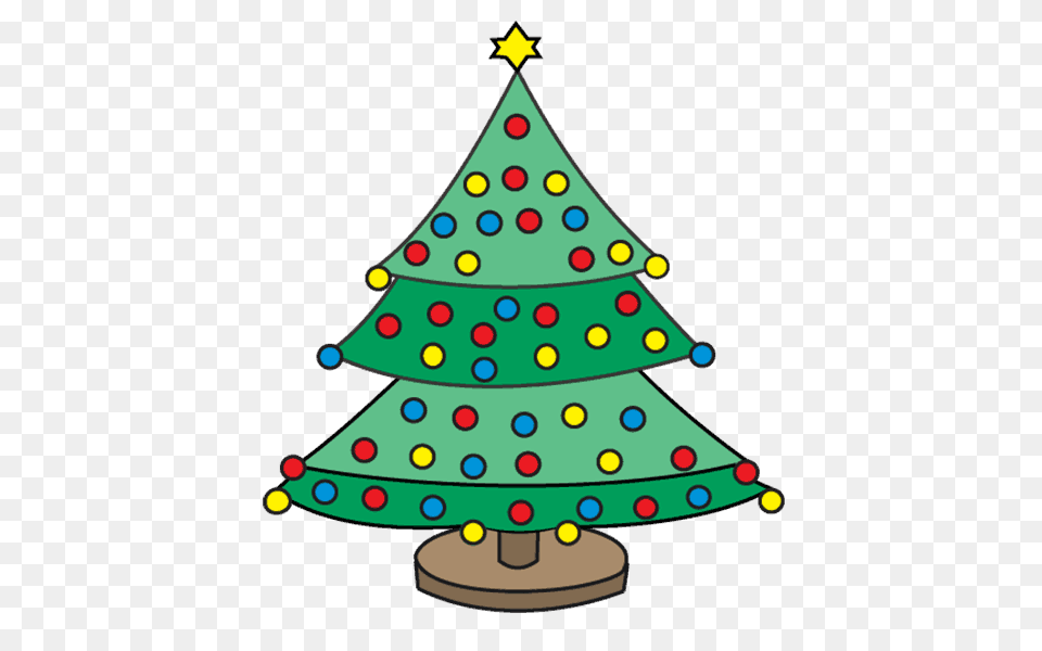 Drawn Christmas Tree, Christmas Decorations, Festival, Christmas Tree Free Png