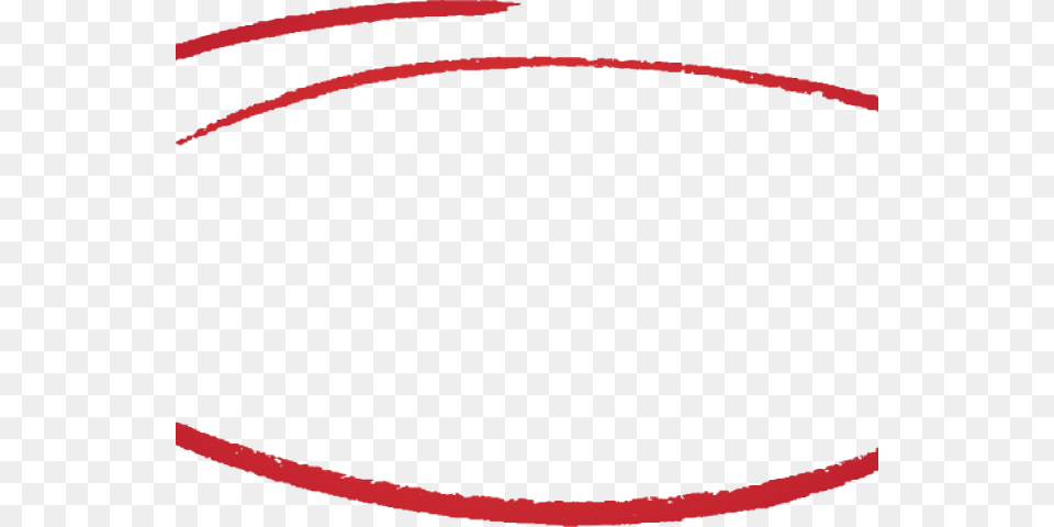 Drawn Circle Clear Red Drawing, Oval, Hoop Png Image