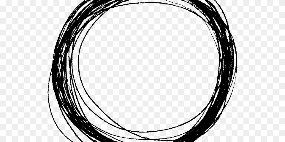 Drawn Circle Transparent Black Transparent Circle, Person Free Png