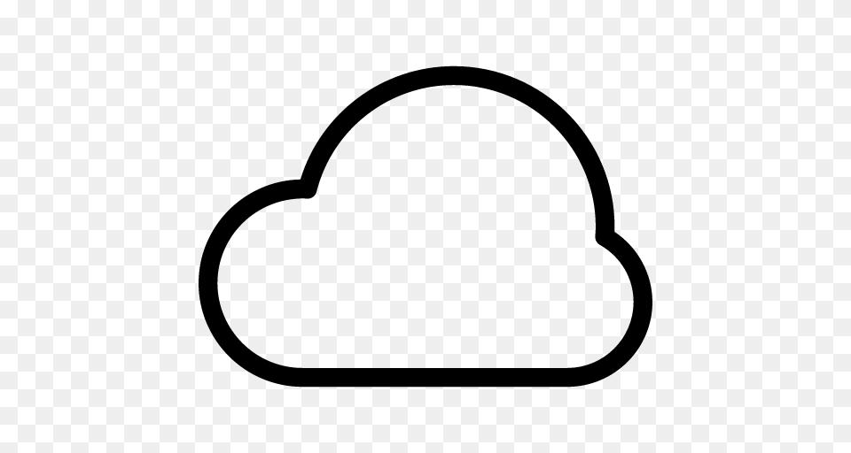 Drawn Cloud Internet, Gray Free Transparent Png