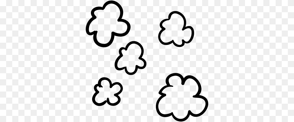 Drawn Cloud Vector Hand Drawn Clouds, Gray Free Png