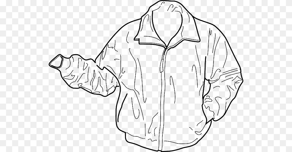 Drawn Coat Aviator Jacket Clip Art Jacket, Clothing, Baby, Sweater, Person Png