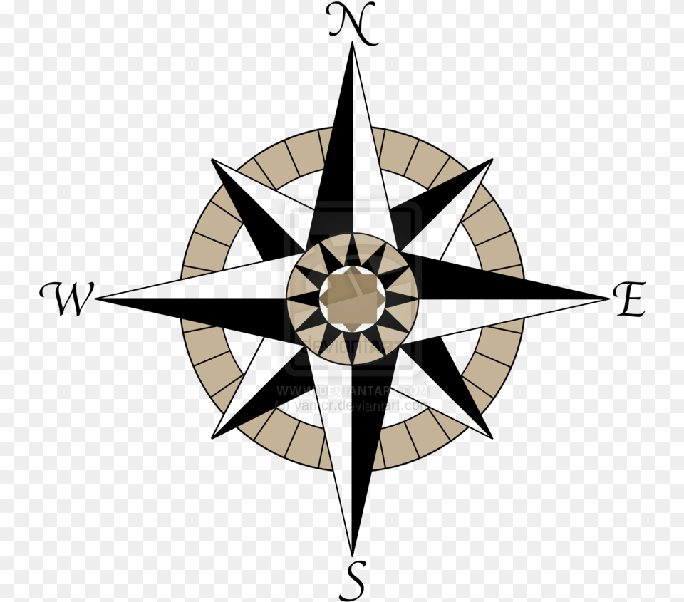 Drawn Compass Nautical Star Clear Background Compass, Symbol, Recycling Symbol, Logo, Emblem Png