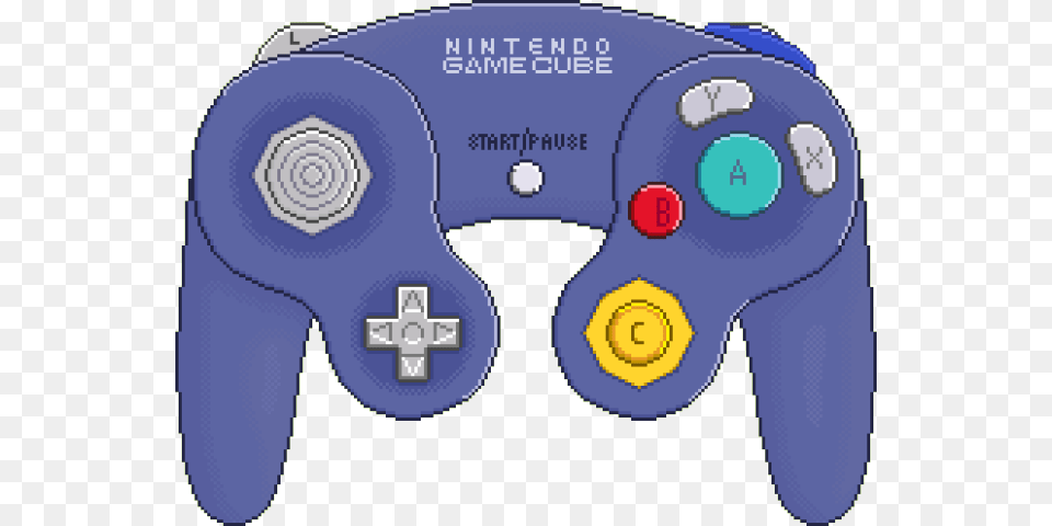 Drawn Controller Gamecube Nintendo Gamecube Controller, Electronics, Joystick Png