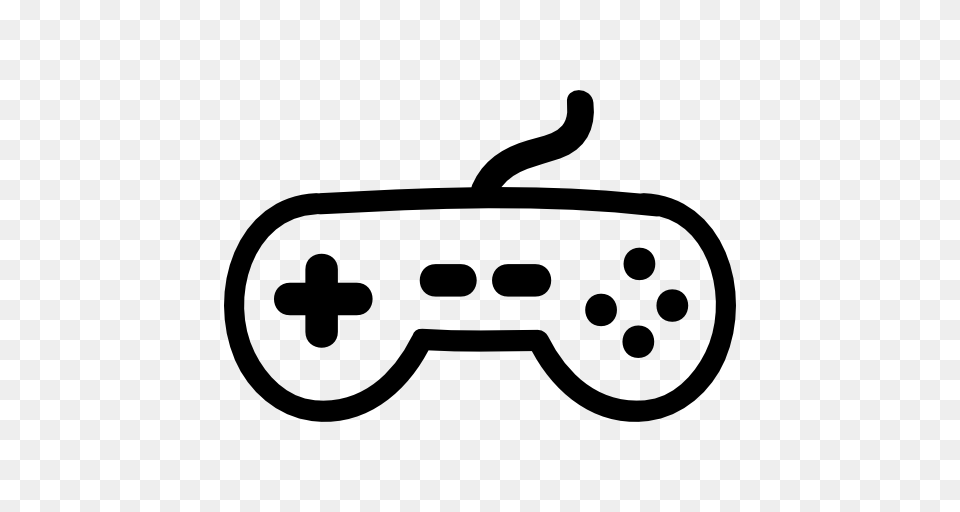 Drawn Controller Playstation, Gray Png Image