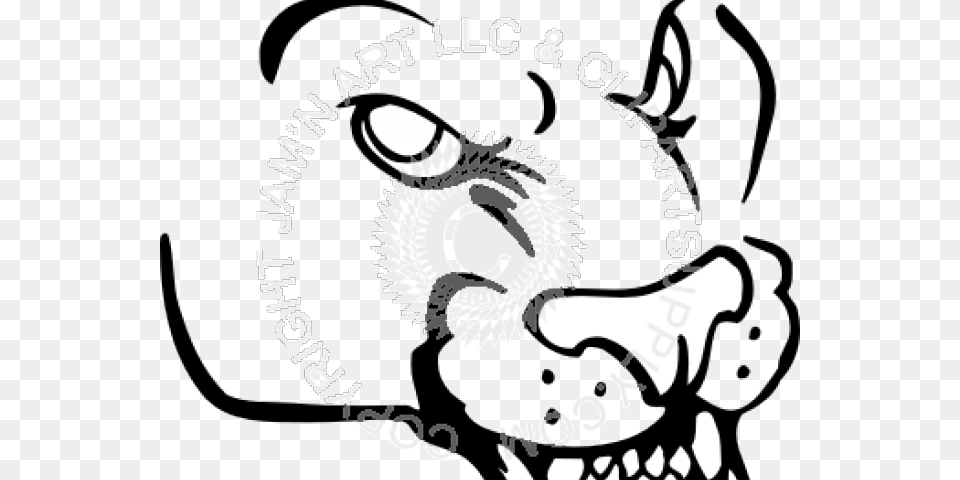 Drawn Cougar Panther Logo, Animal, Dinosaur, Reptile Free Png