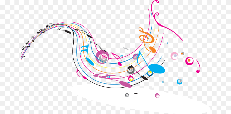 Drawn Dance Bacon Pentagrama Musical Colores Background Cover Song Hd, Art, Graphics, Nature, Outdoors Png