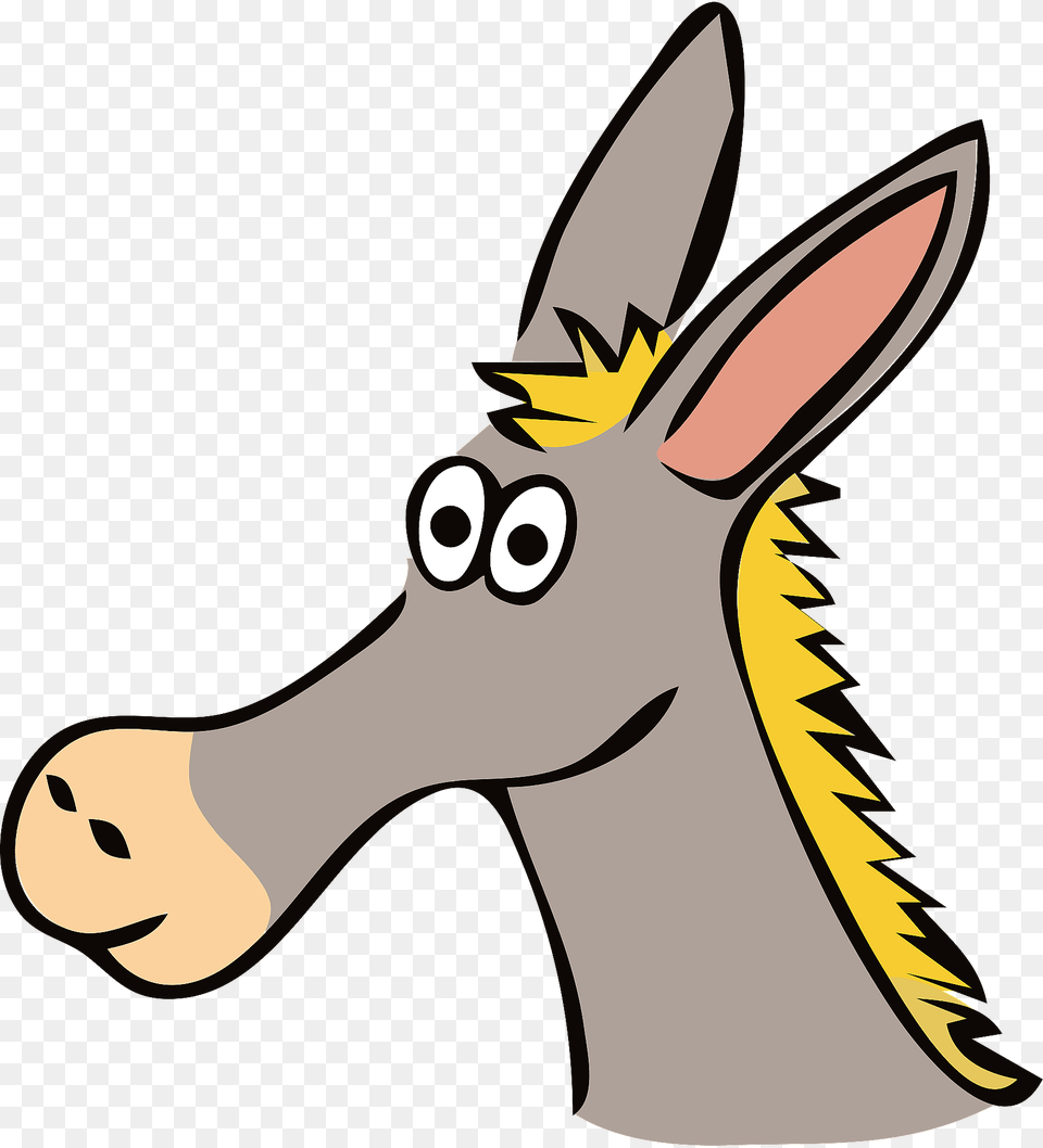 Drawn Donkey Clipart, Animal, Mammal, Wildlife, Fish Png
