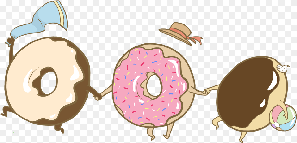 Drawn Doughnut Tumblr Transparent Donut Drawing Tumblr, Food, Sweets, Face, Head Free Png Download