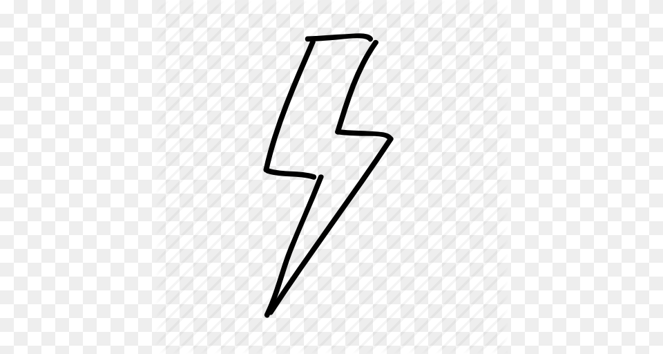 Drawn Energy Handdrawn Lightning Lightning Bolt Sketch, Firearm, Weapon, Baton, Stick Png