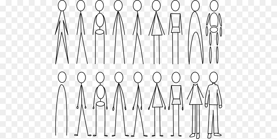 Drawn Figurine Stick Draw Better Stick Figures, Lighting Png