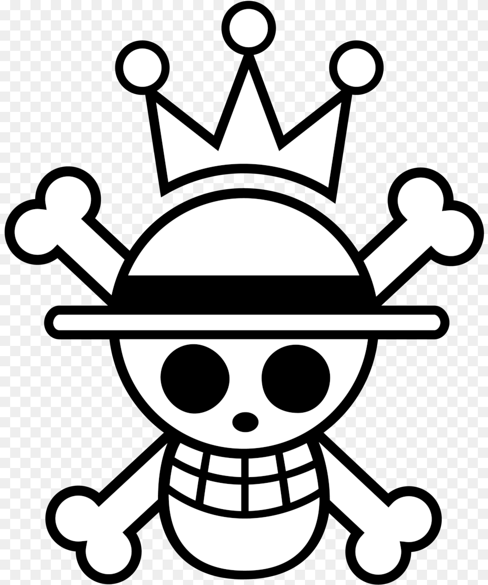 Drawn Flag One Piece Luffy One Piece Flag, Stencil, Face, Head, Person Free Transparent Png