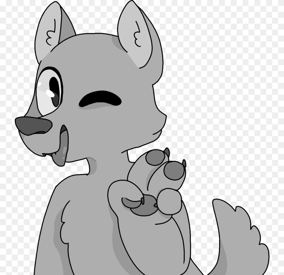 Drawn Furry Coyote Cute Furry Wolf Base, Baby, Cartoon, Person, Face Free Png