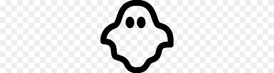 Drawn Ghost Emo, Gray Png Image