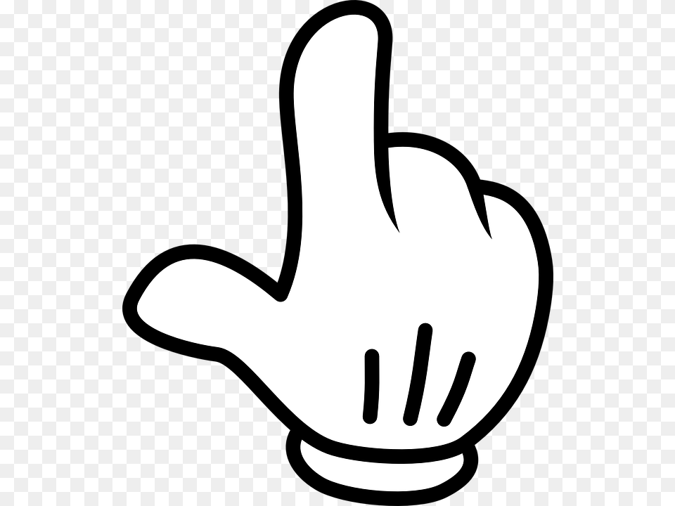 Drawn Hand Gesture Mickey, Clothing, Glove, Hat, Stencil Free Png