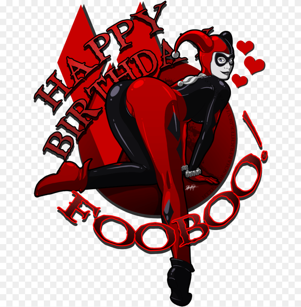 Drawn Harley Quinn Birthday Sexy Harley Quinn Birthday, Face, Person, Head, Publication Free Png