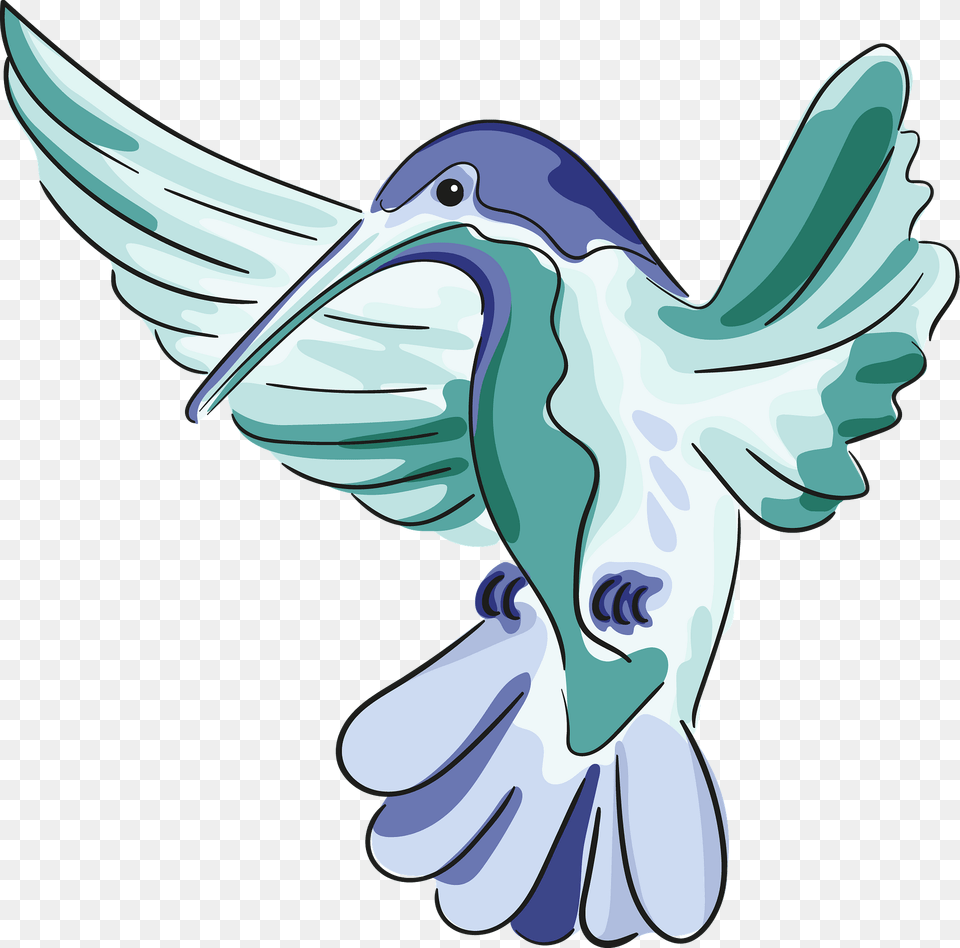 Drawn Hummingbird Clipart, Animal, Bird, Flying, Beak Free Png