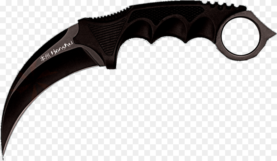 Drawn Knife Karambit Karambit Cs Go, Blade, Dagger, Weapon Png Image