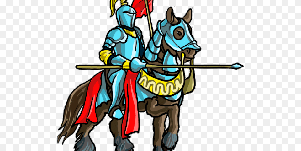 Drawn Knight Medieval Knight Knight Cartoon, Person, Book, Comics, Publication Free Png Download