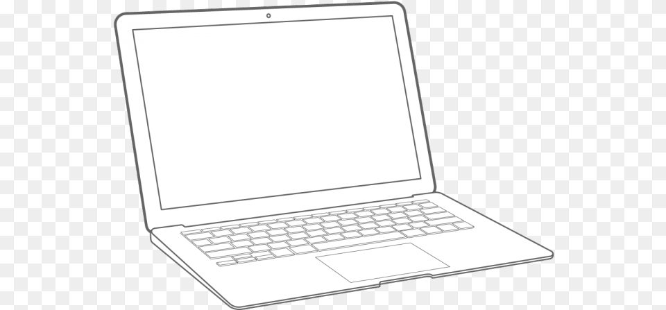 Drawn Laptop Laptop Screen Drawing A Laptop With Perspective, Computer, Electronics, Pc Free Transparent Png
